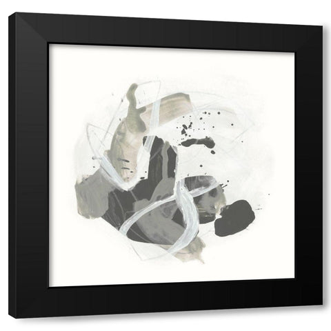 Monochrome Missive III Black Modern Wood Framed Art Print with Double Matting by Vess, June Erica