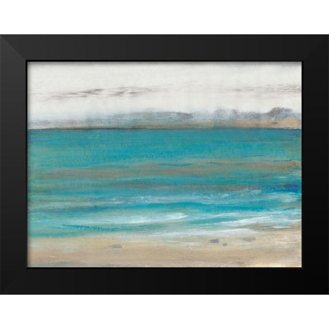 Seashore I Black Modern Wood Framed Art Print by OToole, Tim