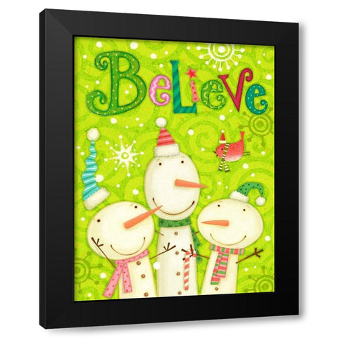 Bright Believe I Black Modern Wood Framed Art Print with Double Matting by Eisner, Viv