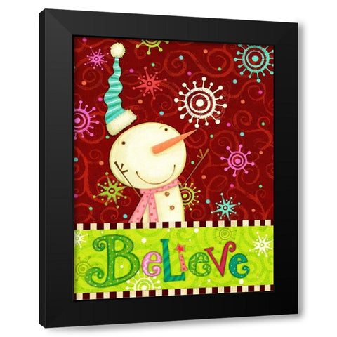 Bright Believe II Black Modern Wood Framed Art Print with Double Matting by Eisner, Viv