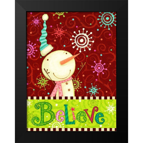 Bright Believe II Black Modern Wood Framed Art Print by Eisner, Viv