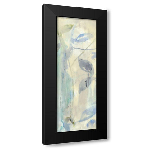 Veiled Flowers I Black Modern Wood Framed Art Print with Double Matting by Goldberger, Jennifer