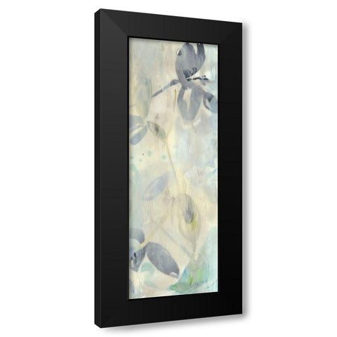 Veiled Flowers II Black Modern Wood Framed Art Print with Double Matting by Goldberger, Jennifer