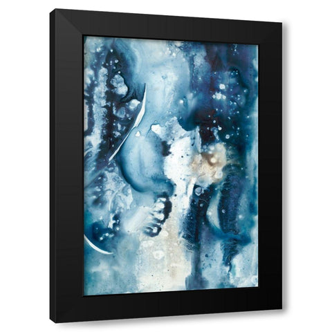 Peaceful Calm II Black Modern Wood Framed Art Print with Double Matting by Combs, Joyce
