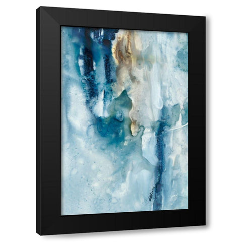 Peaceful Calm III Black Modern Wood Framed Art Print with Double Matting by Combs, Joyce