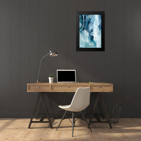 Peaceful Calm IV Black Modern Wood Framed Art Print by Combs, Joyce