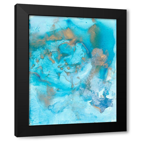 Aquarium I Black Modern Wood Framed Art Print by Combs, Joyce