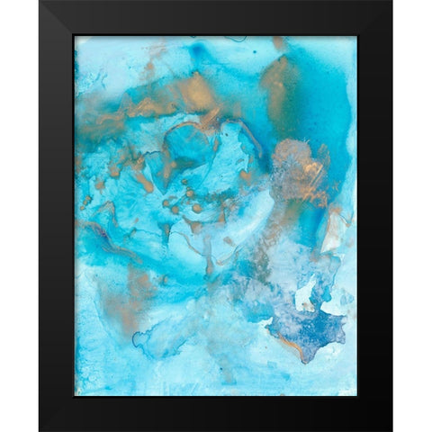 Aquarium I Black Modern Wood Framed Art Print by Combs, Joyce