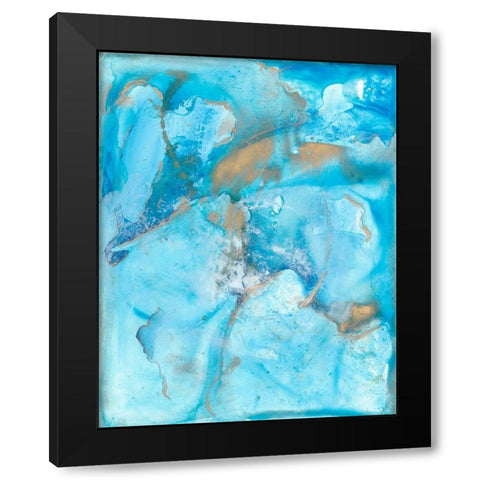 Aquarium II Black Modern Wood Framed Art Print by Combs, Joyce