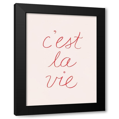 En France I Black Modern Wood Framed Art Print by Borges, Victoria