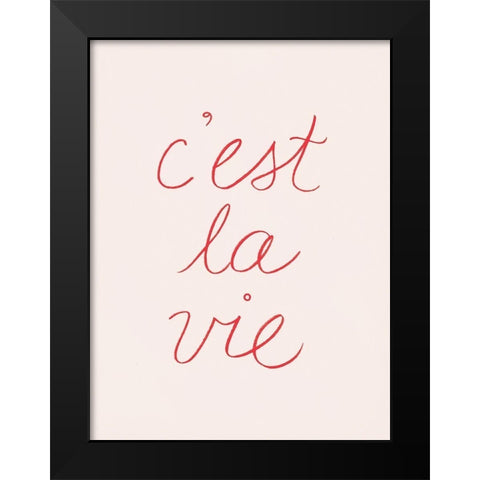 En France I Black Modern Wood Framed Art Print by Borges, Victoria