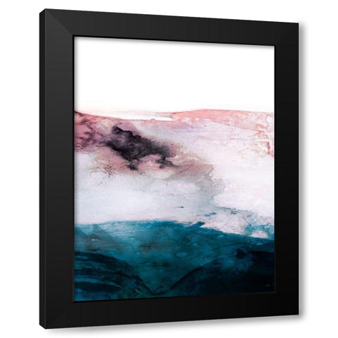 Amethyst Vista II Black Modern Wood Framed Art Print by Borges, Victoria