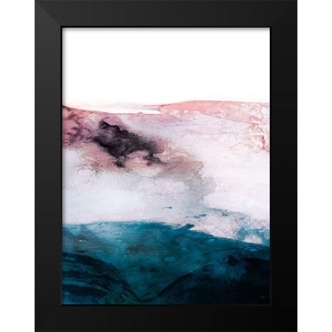 Amethyst Vista II Black Modern Wood Framed Art Print by Borges, Victoria