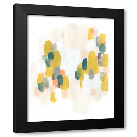 Verdant Spectrum I Black Modern Wood Framed Art Print by Vess, June Erica