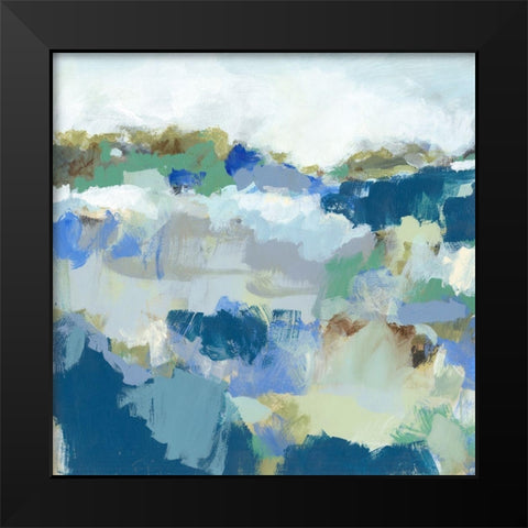 Dusty Roads II Black Modern Wood Framed Art Print by Long, Christina