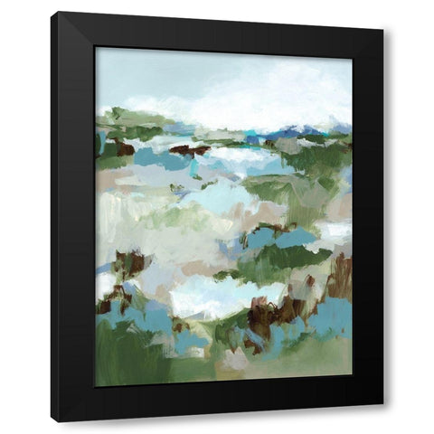 Long Road Home I Black Modern Wood Framed Art Print by Long, Christina