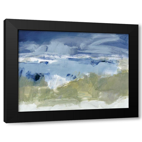 Eastern Winds II Black Modern Wood Framed Art Print by Long, Christina