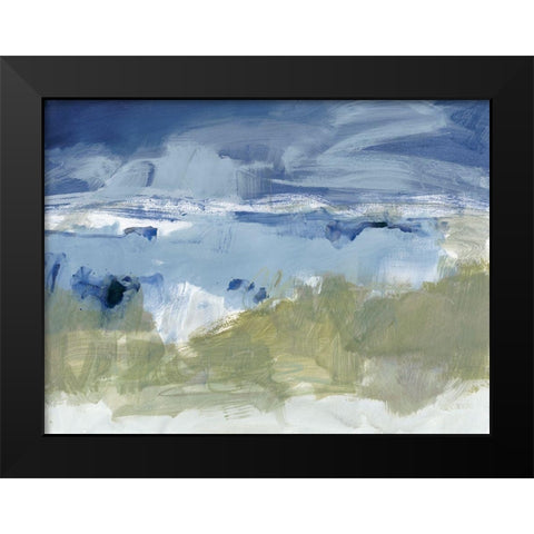 Eastern Winds II Black Modern Wood Framed Art Print by Long, Christina