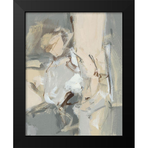 Left Bank II Black Modern Wood Framed Art Print by Long, Christina