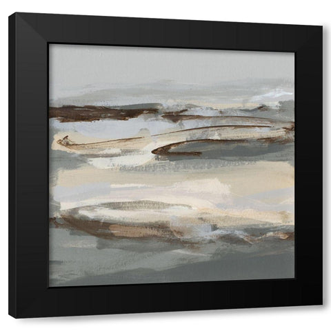 Winter Sun II Black Modern Wood Framed Art Print with Double Matting by Long, Christina