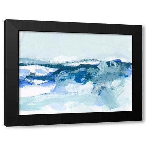 Coastal II Black Modern Wood Framed Art Print with Double Matting by Long, Christina