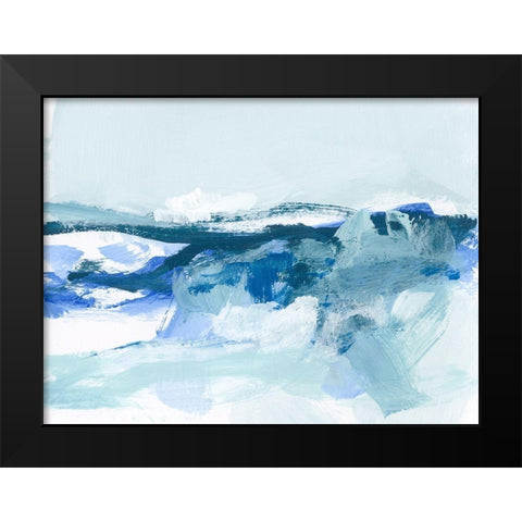 Coastal II Black Modern Wood Framed Art Print by Long, Christina