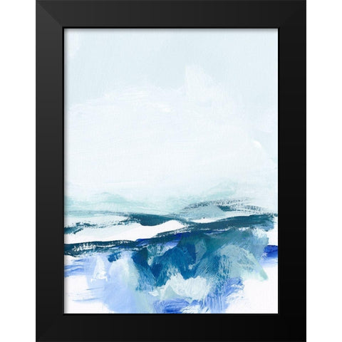 Coastal VI Black Modern Wood Framed Art Print by Long, Christina