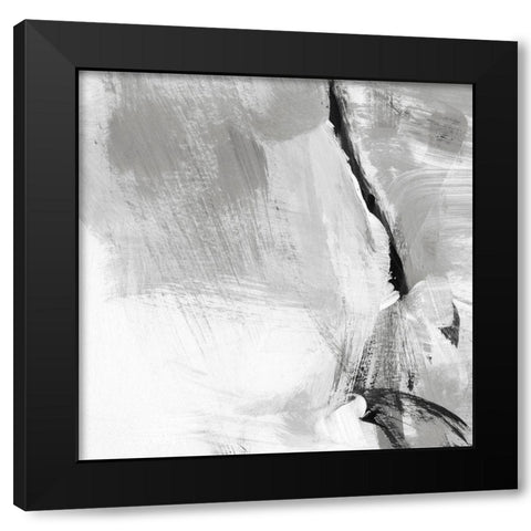 Soft Grey III Black Modern Wood Framed Art Print by Long, Christina