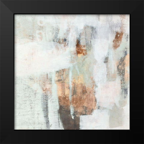 Burnished Mint I Black Modern Wood Framed Art Print by Borges, Victoria