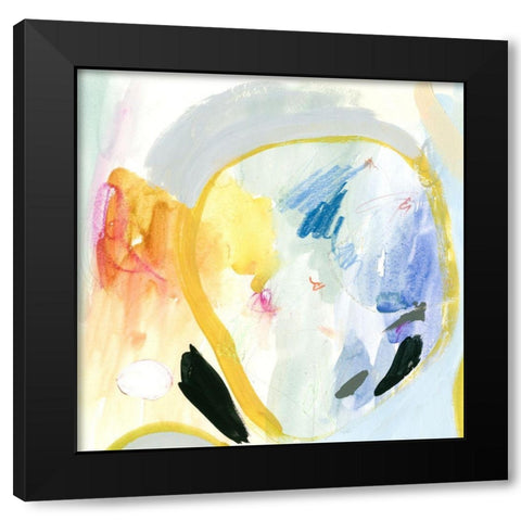 Love Language I Black Modern Wood Framed Art Print by Borges, Victoria