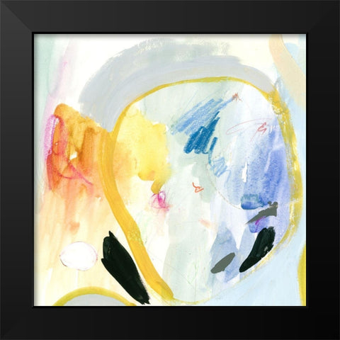 Love Language I Black Modern Wood Framed Art Print by Borges, Victoria