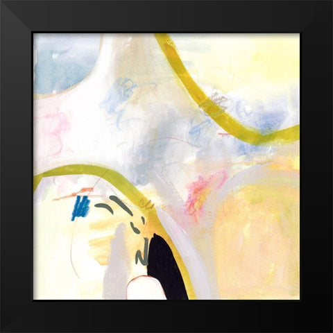 Love Language II Black Modern Wood Framed Art Print by Borges, Victoria