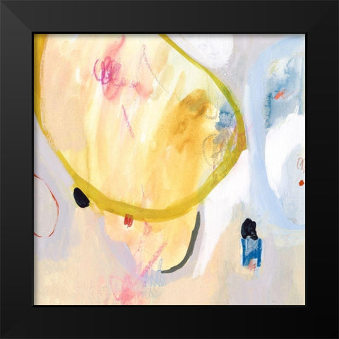 Love Language IV Black Modern Wood Framed Art Print by Borges, Victoria