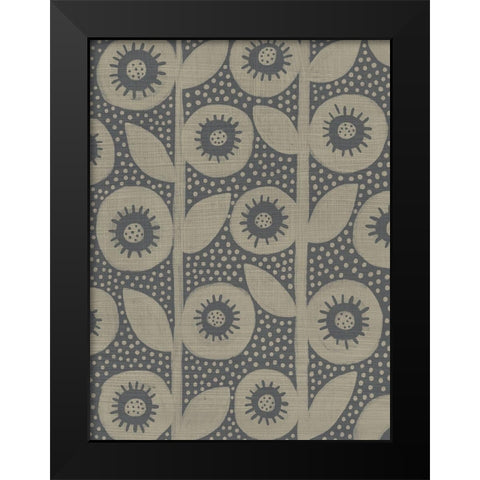Paperwhite III Black Modern Wood Framed Art Print by Zarris, Chariklia