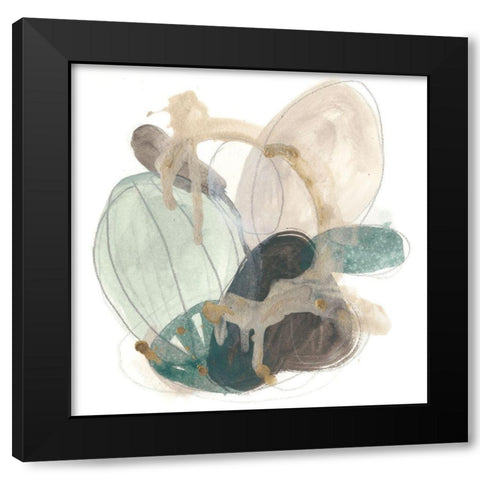 Cactus Gesture I Black Modern Wood Framed Art Print by Vess, June Erica
