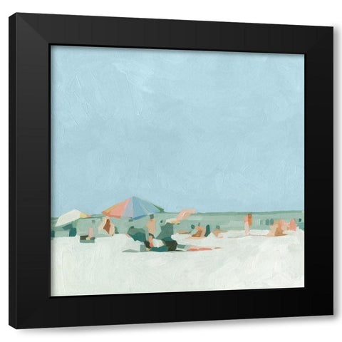 Summer Palette I Black Modern Wood Framed Art Print by Scarvey, Emma