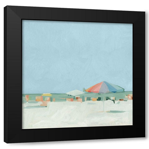 Summer Palette II Black Modern Wood Framed Art Print by Scarvey, Emma