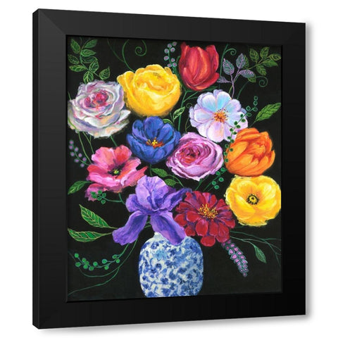 Fresh Picks II Black Modern Wood Framed Art Print by Joy, Julie