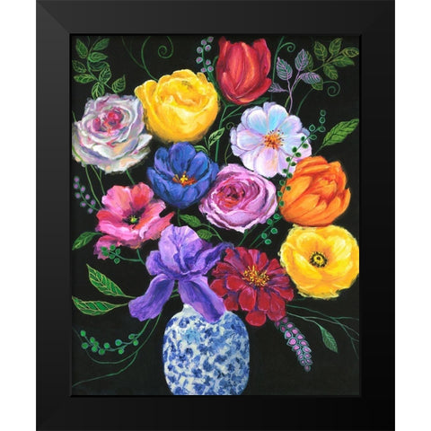 Fresh Picks II Black Modern Wood Framed Art Print by Joy, Julie