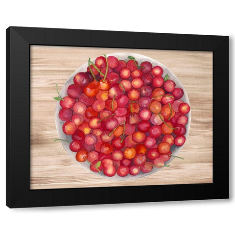 Bowls of Fruit IV Black Modern Wood Framed Art Print by Ludwig, Alicia