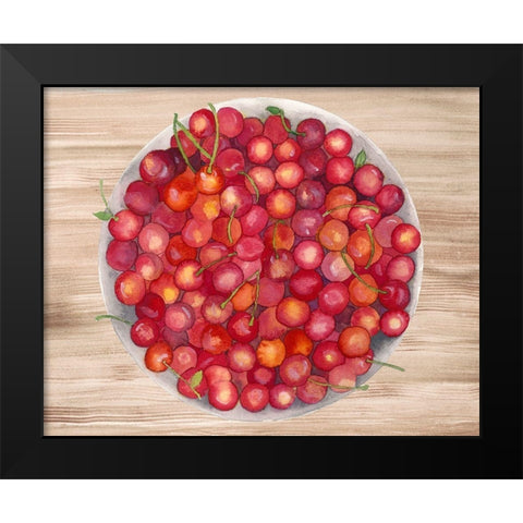 Bowls of Fruit IV Black Modern Wood Framed Art Print by Ludwig, Alicia