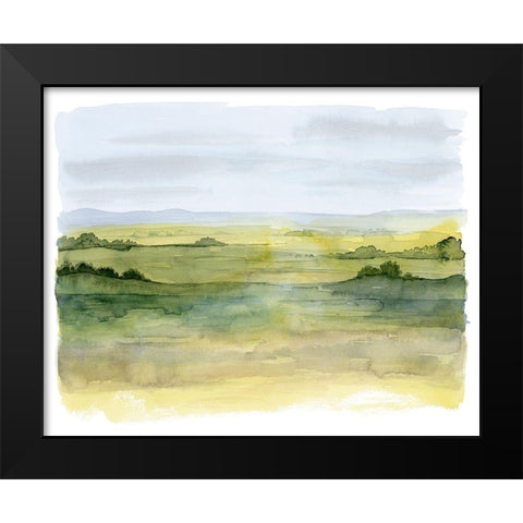 Golden Strata II Black Modern Wood Framed Art Print by Popp, Grace