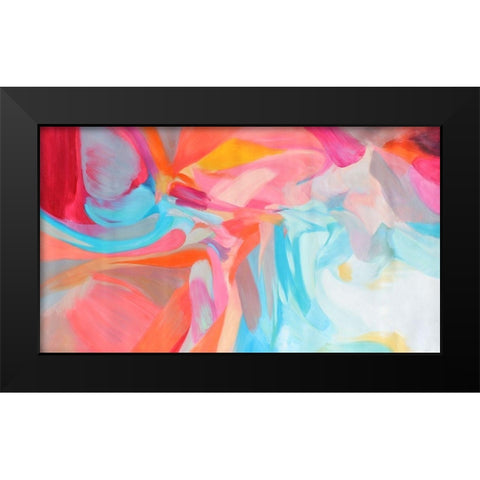 Balance of Independence I Black Modern Wood Framed Art Print by Orlov, Irena