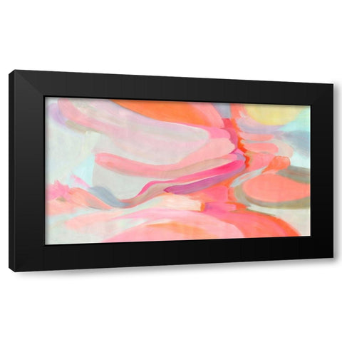 Impure Romance Black Modern Wood Framed Art Print by Orlov, Irena