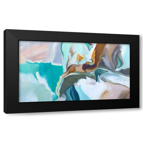 Expression of Balance Black Modern Wood Framed Art Print with Double Matting by Orlov, Irena