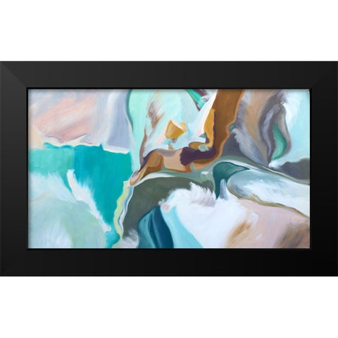 Expression of Balance Black Modern Wood Framed Art Print by Orlov, Irena