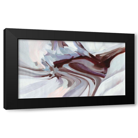 Motion Balance Black Modern Wood Framed Art Print by Orlov, Irena
