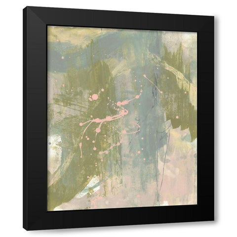 Op Splash I Black Modern Wood Framed Art Print with Double Matting by Goldberger, Jennifer