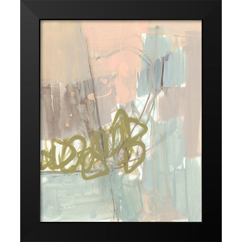 Sweet Scribble I Black Modern Wood Framed Art Print by Goldberger, Jennifer