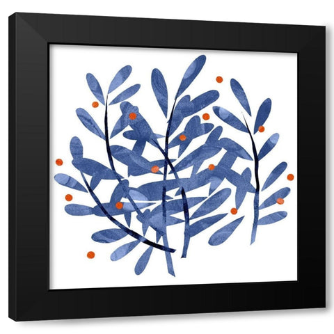 Botanical Impressions I Black Modern Wood Framed Art Print with Double Matting by Scarvey, Emma